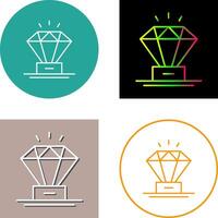 Diamond Icon Design vector