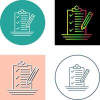 Check List Icon Design vector