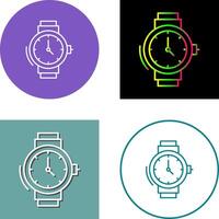 diseño de icono de reloj de pulsera vector