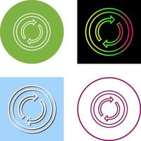 Loop Icon Design vector