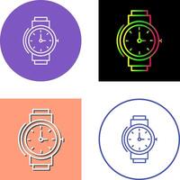 muñeca reloj icono diseño vector