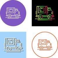 Delivery Truck Icon Design vector