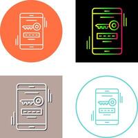 One Time Password Icon Design vector