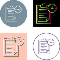 Task Management Icon Design vector