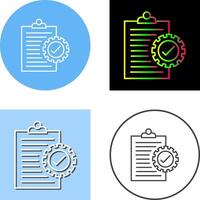 Check List Icon Design vector