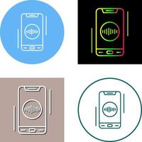 Recorder Icon Design vector