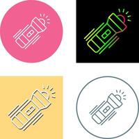 Flashlight Icon Design vector