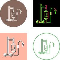 Intravenous Icon Design vector