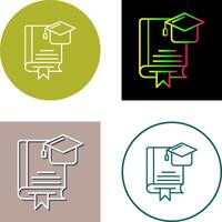 Graduation Icon Design vector