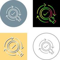 Research Icon Design vector