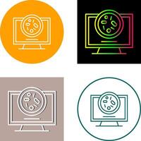 Petri Dish Icon Design vector