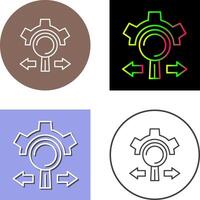 Research and Development Icon Design vector