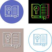 Open Book Icon Design vector