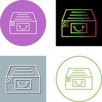 File Cabinet Icon Design vector