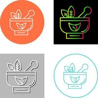 Ayurvedic Icon Design vector