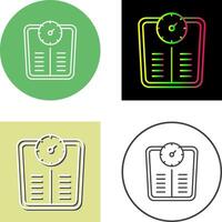 Weight Scale Icon Design vector