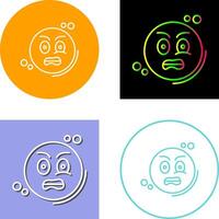 Grimacing Icon Design vector