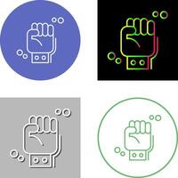 Fist Icon Design vector