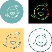 Happiness Icon Design vector