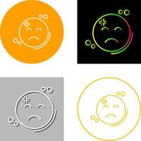 Dissapointment Icon Design vector