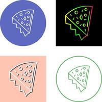 Pizza Slice Icon Design vector