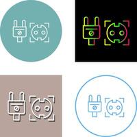 Socket Icon Design vector