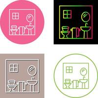 Bathroom Icon Design vector