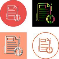 Document Icon Design vector