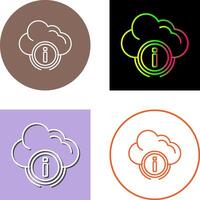 Cloud Computing Icon Design vector