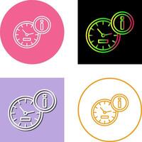 Clock Icon Design vector