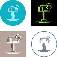 Mail Box Icon Design vector