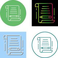 Write Icon Design vector