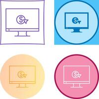 Unique Pay Per Click Icon Design vector
