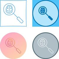 Unique Intelligent Search Icon Design vector