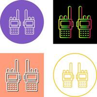 Walkie Talkie Icon Design vector