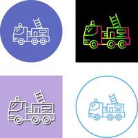 Fire Truck Icon Design vector