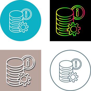 diseño de icono de datos vector