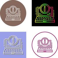 Laptop Icon Design vector