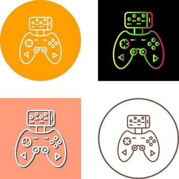 juego controlador icono diseño vector