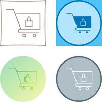 Unique Cart Icon Design vector