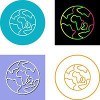 Earth Icon Design vector