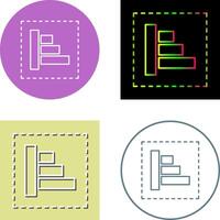 Object Alignment Icon Design vector