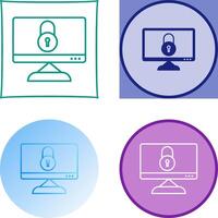 Unique Confidentiality Icon Design vector