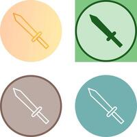 Unique Sword Icon Design vector