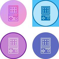 Unique Brick Game Icon Design vector