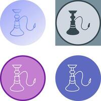 Unique Hookah Icon Design vector