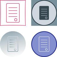 Unique Reports Icon Design vector
