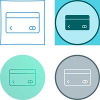Unique Credit Card Icon Design vector