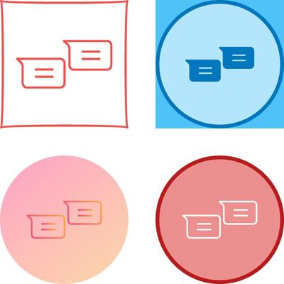 Unique Messages Icon Design