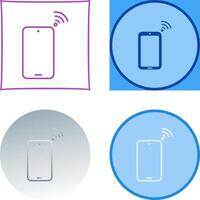 Unique Connected Device Icon Design vector